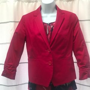Raspberry colored blazer